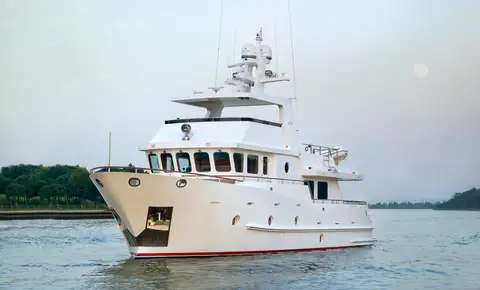 Representative photograph of a Bering Yachts boat