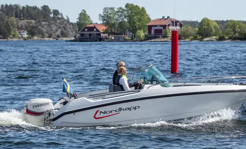 Representative photograph of a Nordkapp boat