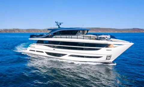 Representative photograph of a Princess Yachts boat