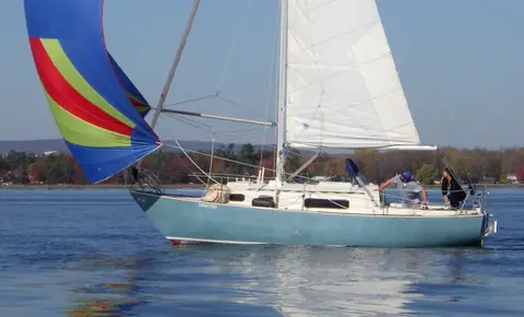 Representative photograph of a Sabre Yachts boat