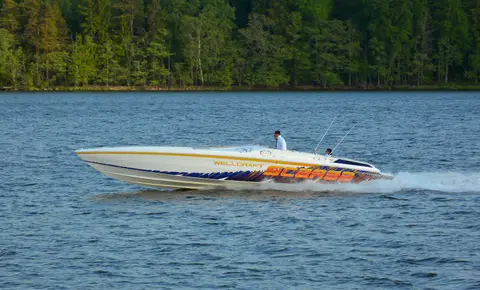 Representative photograph of a Wellcraft boat