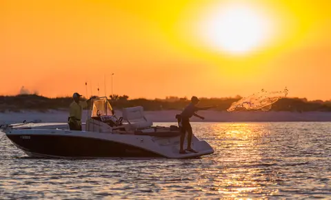 Representative photograph of a Yamaha Boats boat