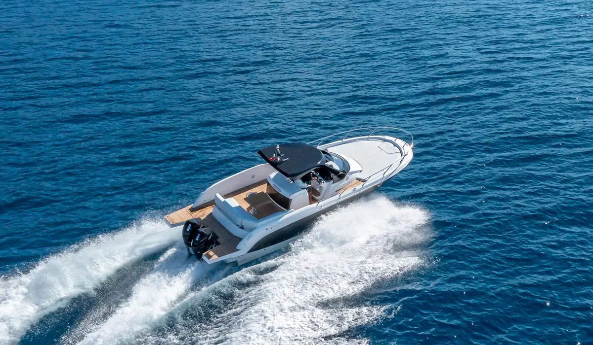 Sessa Marine Key Largo 34 Fuoribordo Outboard Line, official model image